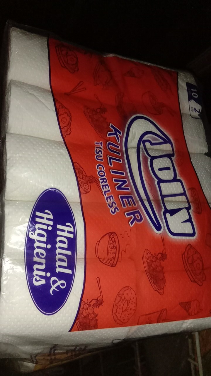Jolly Kuliner Coreless Tissue Embossed [10 Roll]