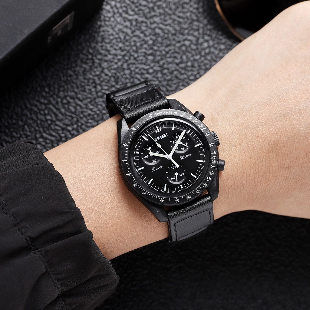 SKMEI 1982 Jam Tangan Pria Wanita Analog Model Classic Planet Mission Watch WATCHKITE WKOS