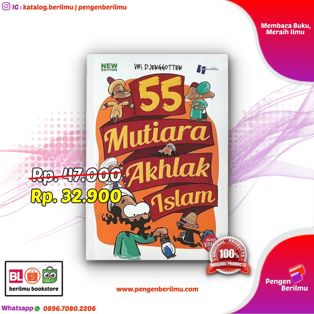 Komik 55 Mutiara Akhlak Islam