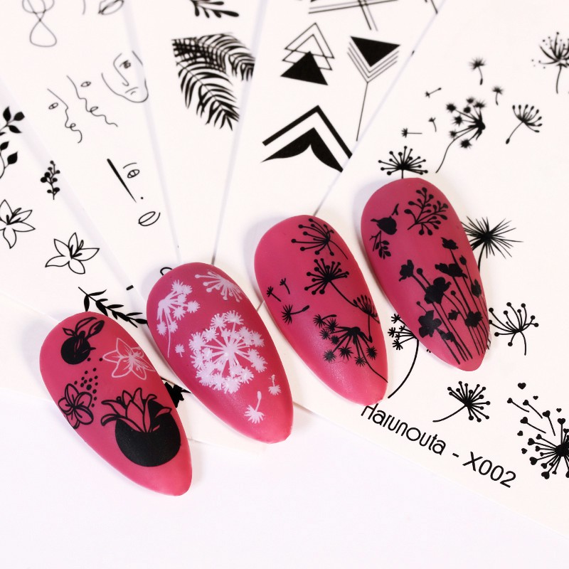 Stiker Kuku Motif Bunga Butterfly Untuk Nail Art