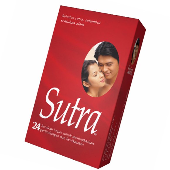 Kondom Sutra Merah isi 24 Pcs - Kondom Tipis Sutra
