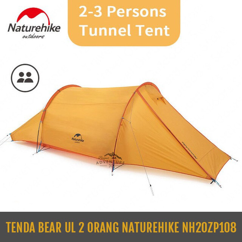 Tenda Cloud Tunnel 210T Naturehike NH20ZP006 Tenda 2 Orang