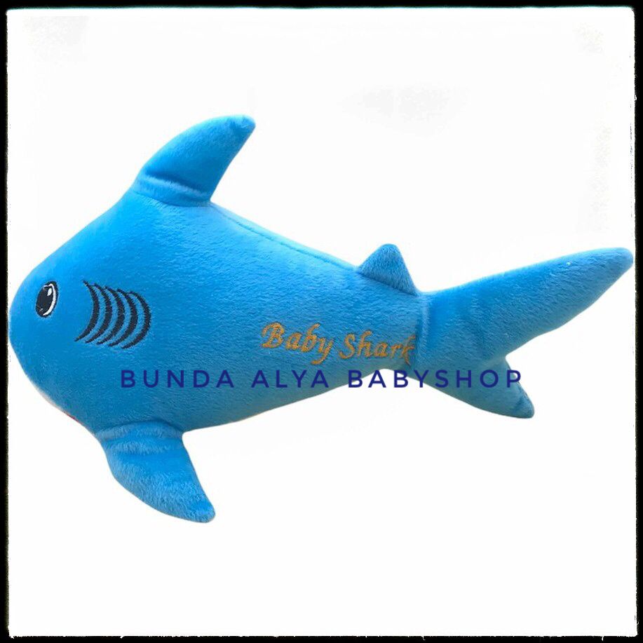 Mainan Anak Boneka HIU Shark - Boneka Anak Ikan - Mainan Anak Edukasi - Dolls - Toys - Boneka SHARK 30 cm