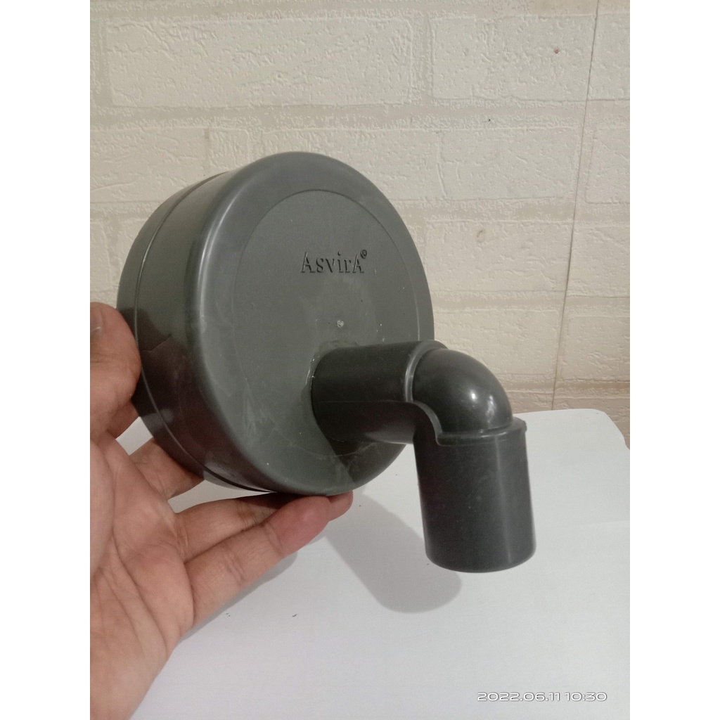 Dop Tutup pipa Hidroponik 4 inch Output Knee 1/2 Inch