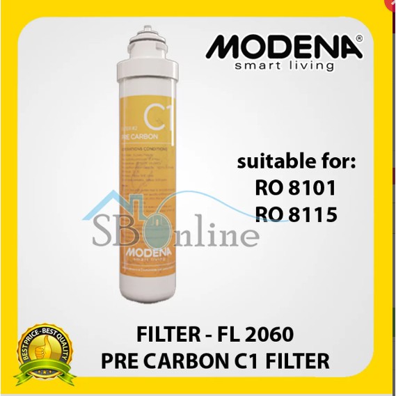 PRE CARBON C1 FILTER MODENA FL 2060 UNTUK RO 8101 Dan 8115