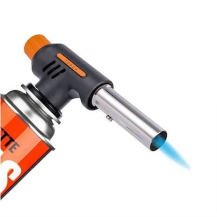 Gas Torch + Gas Hi Cook 230 gr Pematik Gas Kompor Api Blow Torch