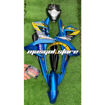Termurah Cover Full Body Suzuki Satria Fu Facelift Biru GP Variasi Raider
