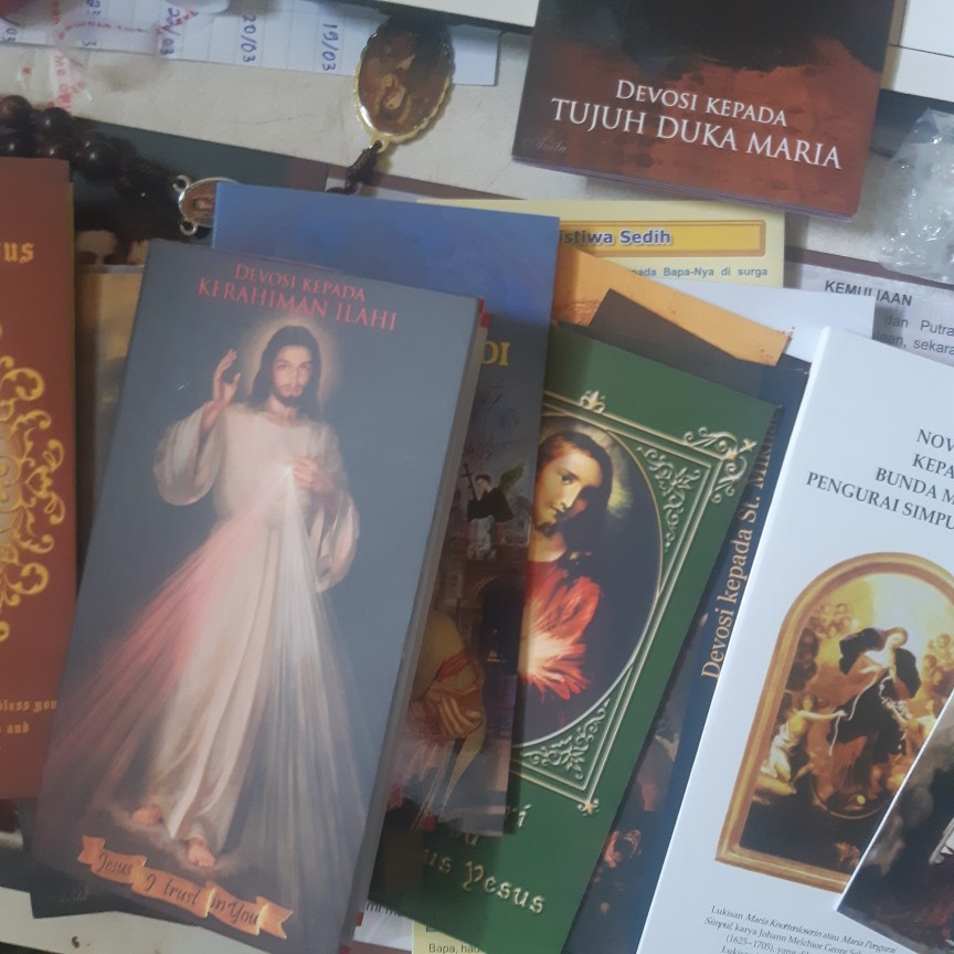 Lembar Doa Kerahiman Ilahi Devosi Katolik Shopee Indonesia