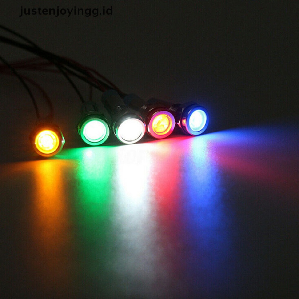 5pcs Lampu Indikator LED 12V-24V 6mm Untuk Dashboard Mobil / Perahu