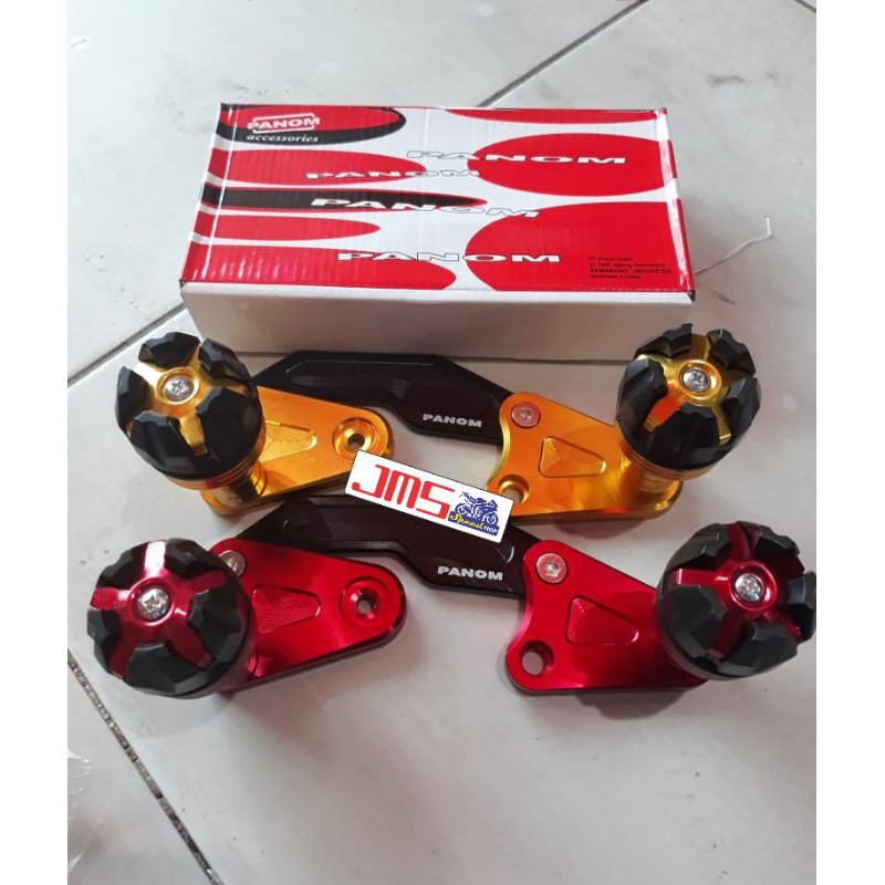 pelindung knalpot slider knalpot jalu naga cnc yamaha nmax lama nmax baru aerox 1 set pnp