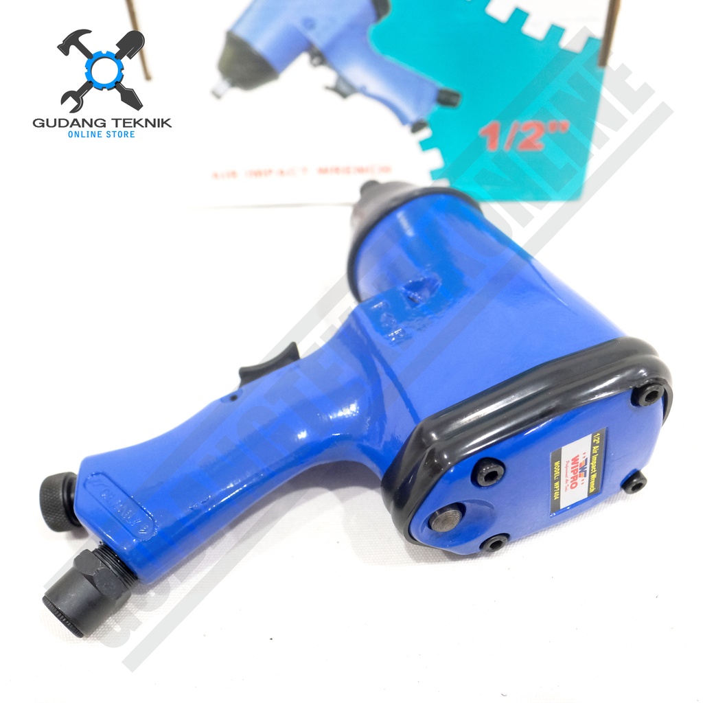 Air Impact Wrench 1/2&quot; WIPRO WP7404 / Alat Buka Pasang Baut Impact Wrench ANGIN 1/2 Inch WP 7404