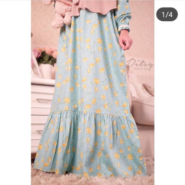 JUMBO ditsy agustus abellia siap kirim