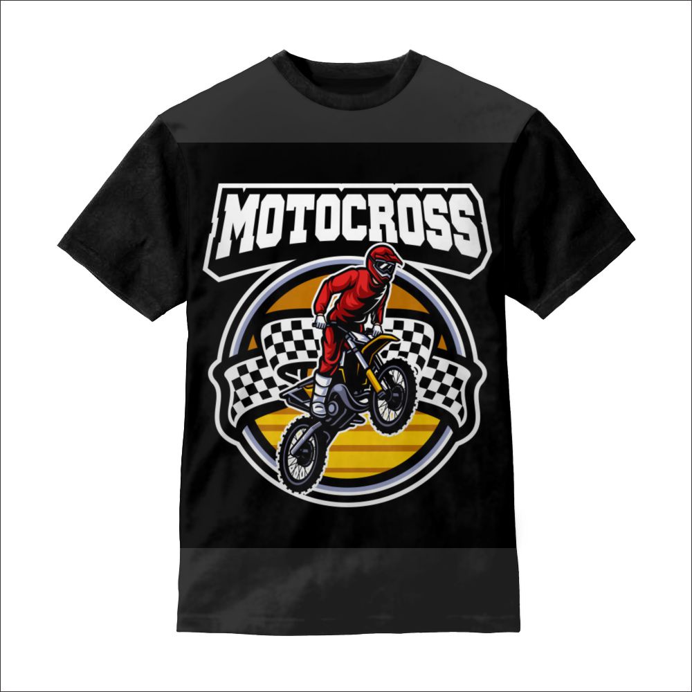 Kaos Anak Motocross Baju Anak Umur 1-12 Tahun - Pakaian Anak Motocross Cartoon