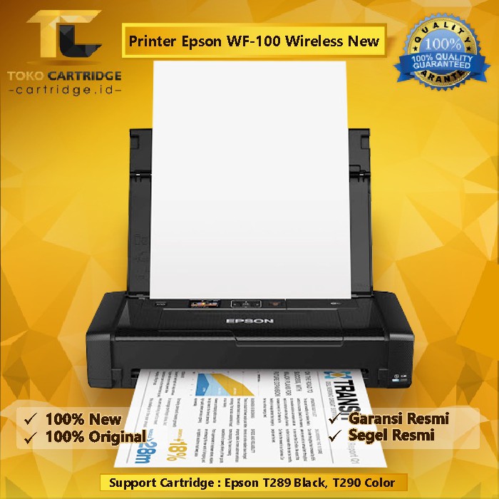 Printer Epson Inkjet WorkForce WF-100 WF100 Wireless New