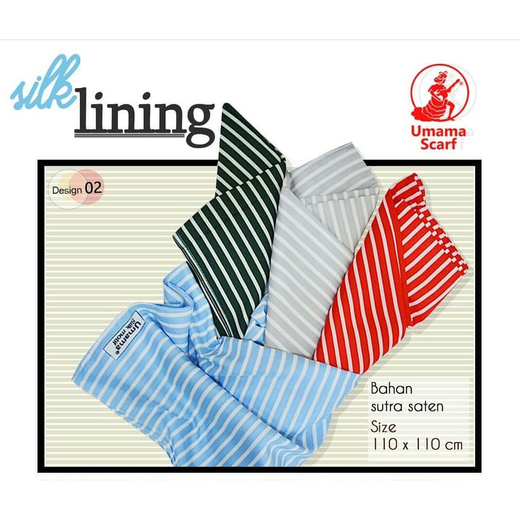 hijab linning silky umma scraf