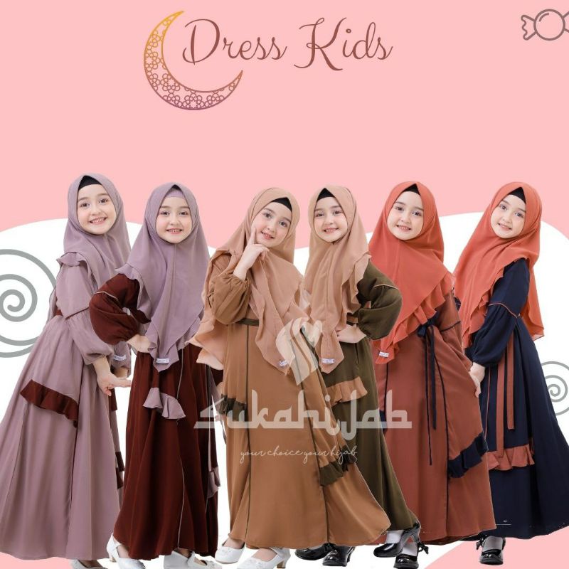 Freya Dress KIDS ORI Sukahijab