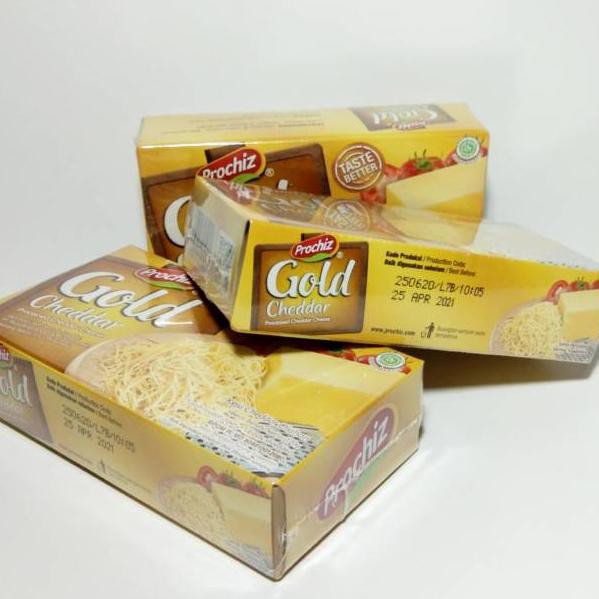 

2.2 Year Sale TERLARIS!! Keju Prochiz Gold Cheddar 170Gr harga 1pcs