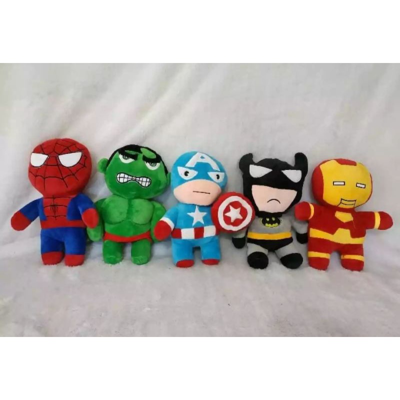 Boneka Superhero Avengers Batman Captain America Hulk Iron Man Spiderman Yelvo