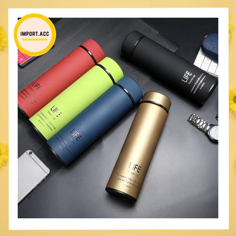 Termos LIFE Tahan Panas / Vacuum Flask Termos Trendy Business 500 ML/Botol Minum [IMPORT]