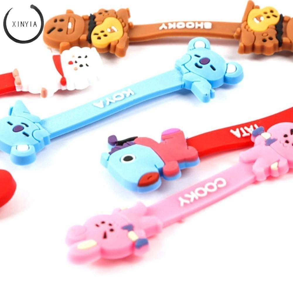 Baru Bt21 Kabel Earphone Model Kartun Kpop BTS Bangtan Boys