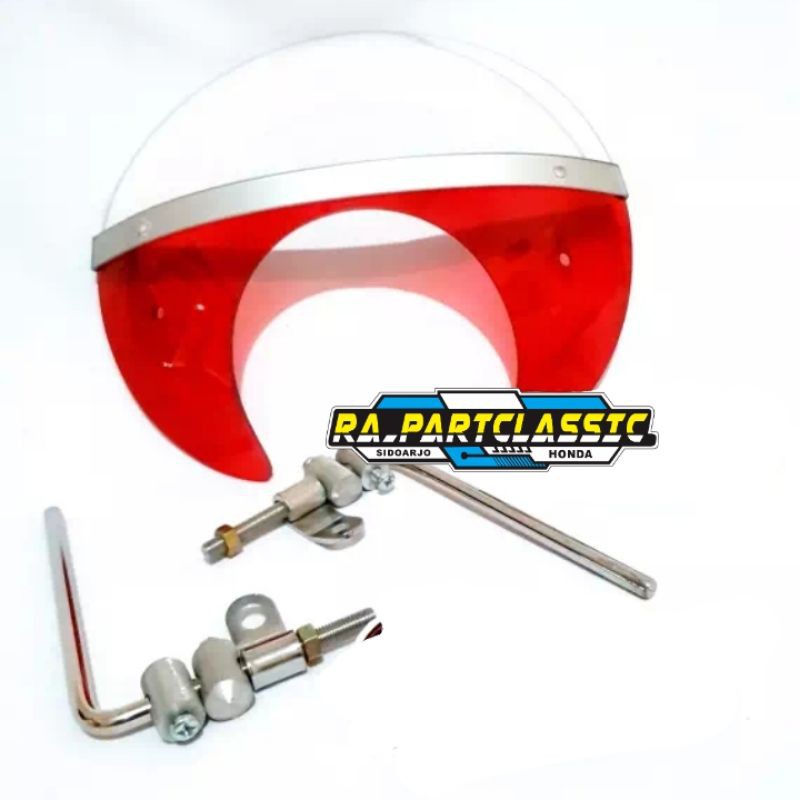 VISOR DEPAN C70 WARNA MERAH