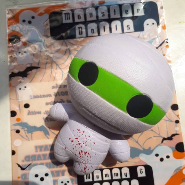 CUTIECREATIVE MUMMY MONSTER DOLL RARE SQUISHY FLASHSALE SQUISHIES MURAH GLOW IN THE DARK SLOW SOFT