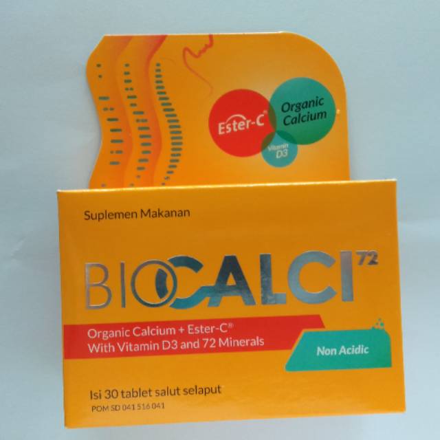 TERBARU Bio Calci Biocalci 72 plus ester C