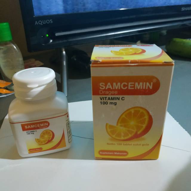 Samcemin vitamin c 100 mg