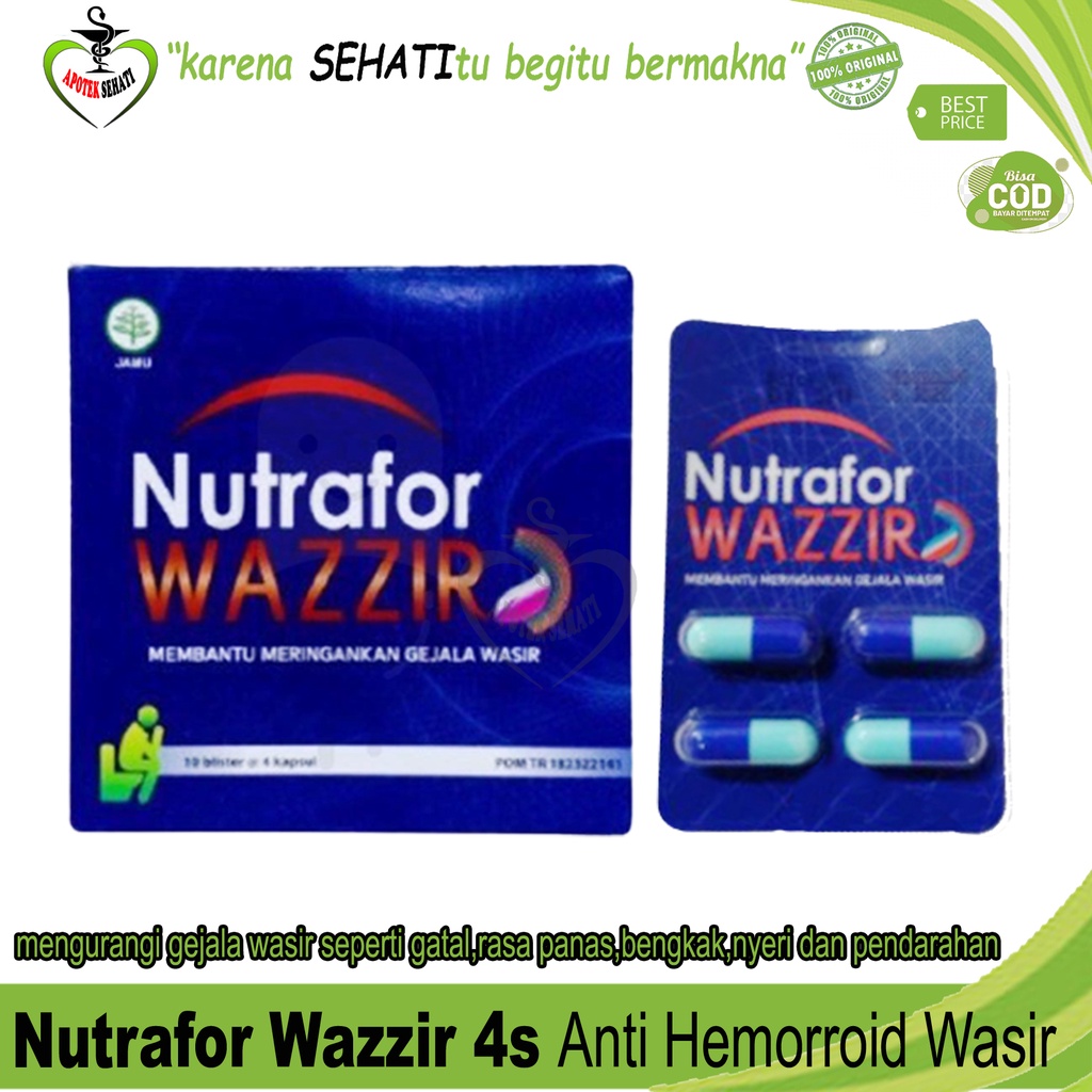 Nutrafor Wazzir Herbal Mengatasi Wazir Ambeien