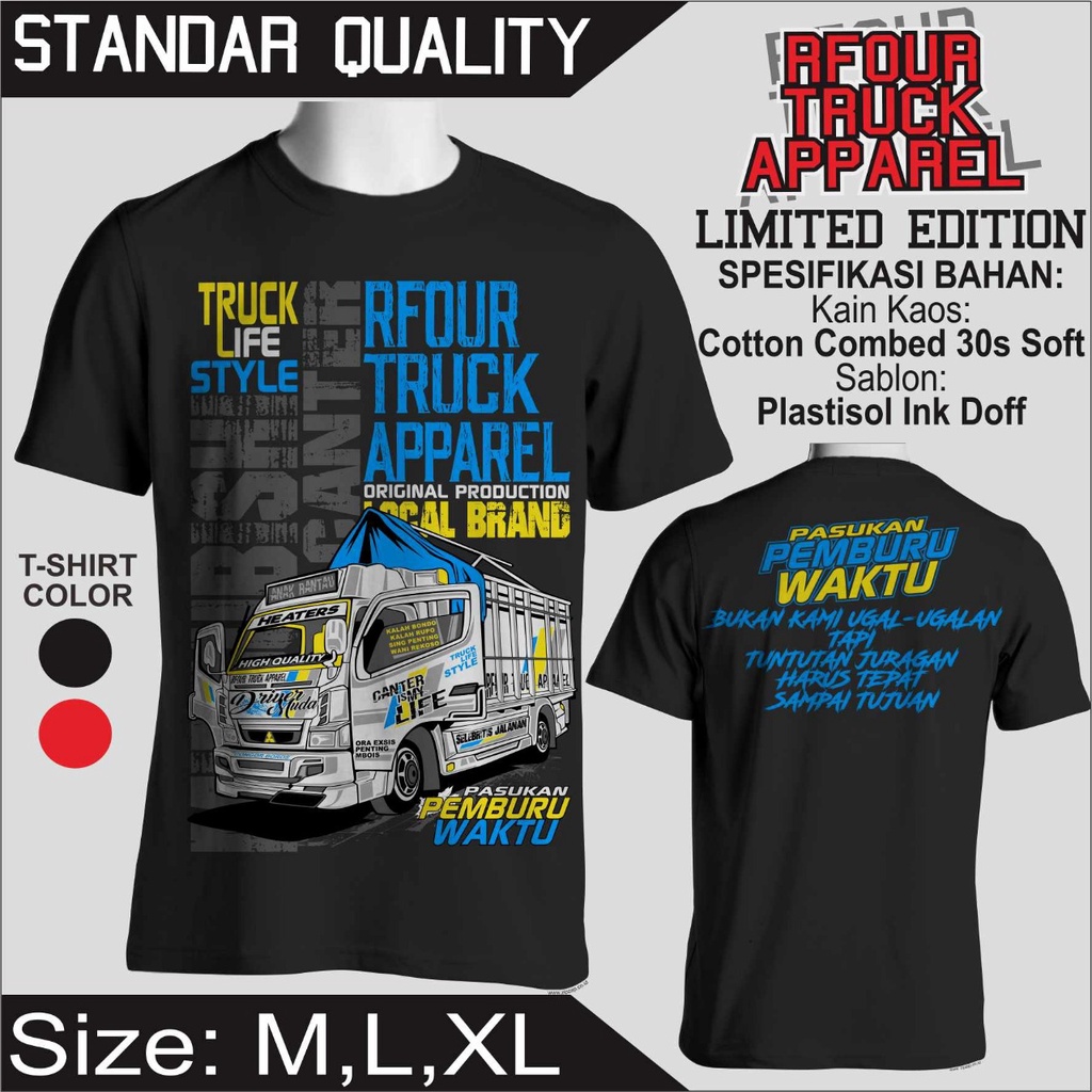 PROMO/OBRAL KILAT/KAOS TRUCK MANIA/KAOS RFOUR TRUCK ORIGINAL/KAOS  TRUCK CABE/ANTI GOSIP/KURIR RAWIT/Canter Mania