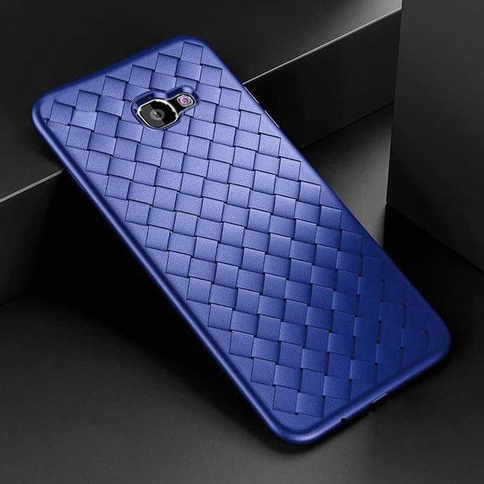 CASE SAMSUNG J5 PRIME - J7 PRIME SOFT COVER CASING TPU LEATHER WOVEN