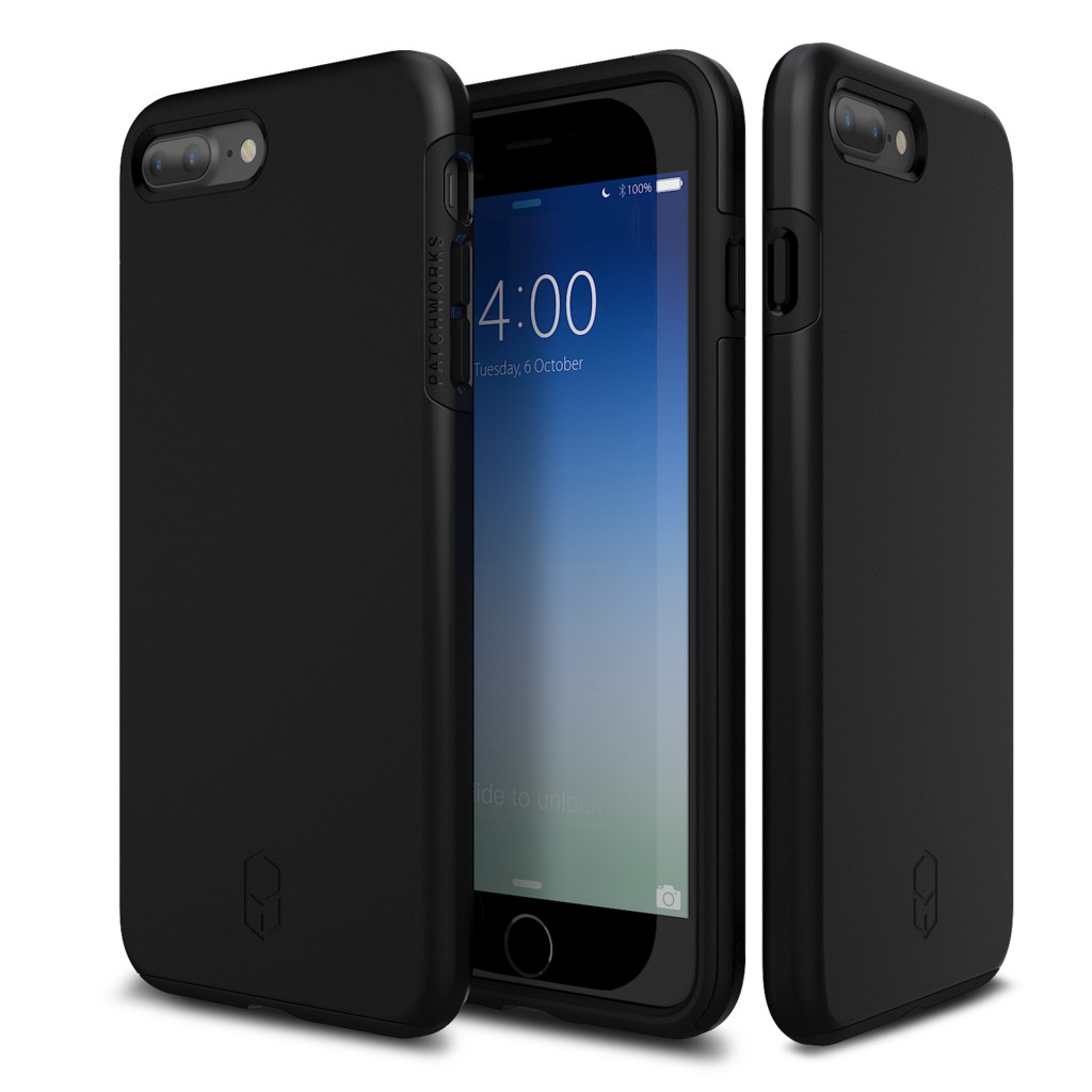 BARU PATCHWORKS IPHONE 7 PLUS CASE LEVEL - BLACK