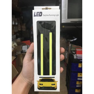  1 SET  LAMPU  MOBIL  DRL LED 17CM 3 WARNA Shopee Indonesia