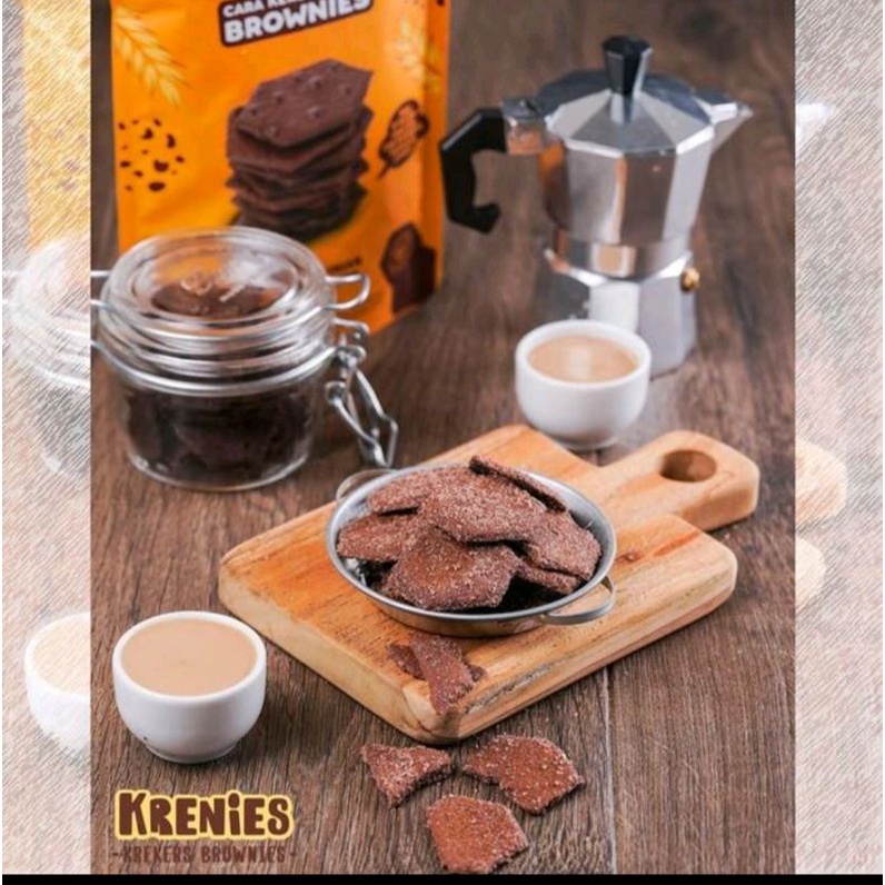 

brownies kering krekers brownies (krenies) varian rasa mocchachino berat 60gr