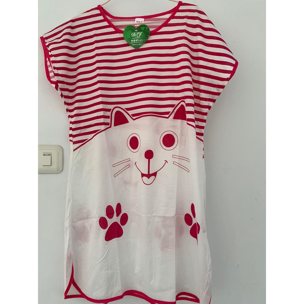 Gobra ♕ PW061 Part 2 Baju Tidur Wanita Piyama Motif Kartun Lucu Pakaian Wanita Daster Variasi Import-No 33 (Warna Random)