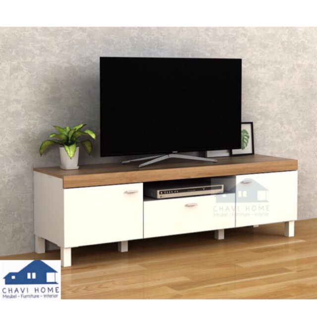 Meja tv buffet tv pendek lemari tv serbaguna benedict by prodesign ukuran 150 cm