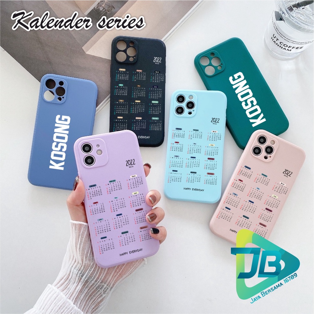 CASE CASING SOFTCASE SILIKON MACARON PELINDUNG KAMERA KALENDER SERIES OPPO VIVO SAMSUNG XIAOMI REALME IPHONE ALL TYPE JB5576