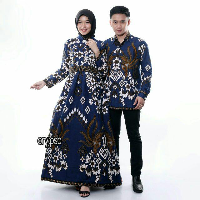 Batik couple keluarga sania ruffle ori ndoro jowi-3