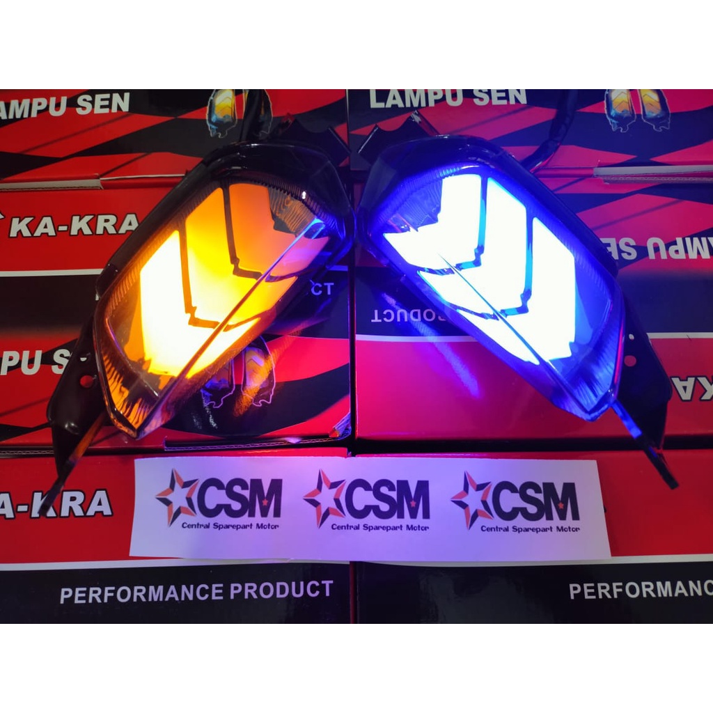 Sein Sen Running Senja Depan Motor Yamaha Nmax New 2020 Lampu Led Ka-kra