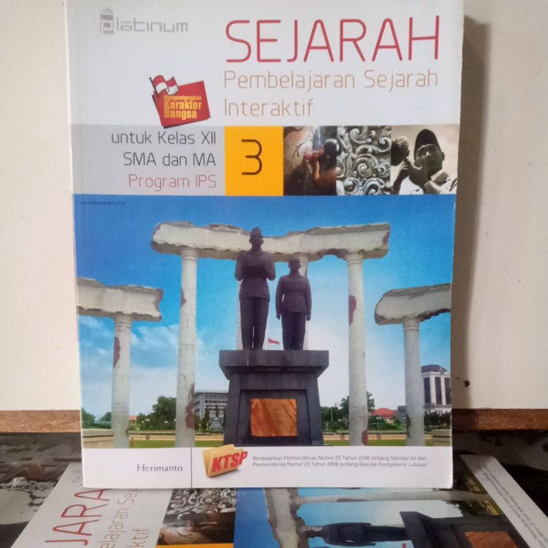 Buku Bimbel - SEJARAH 3 Pembelajaran Sejarah interaktif  Untuk Kelas XII SMA dan MA Program IPS