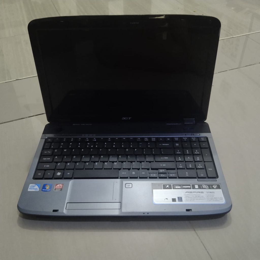 laptop Leptop Seken second Acer 15 inc 5738zg ram 4gb hdd 500gb HDMI vga radeon 512mb 1 jutaan 1jutaan murah bagus siap pakai