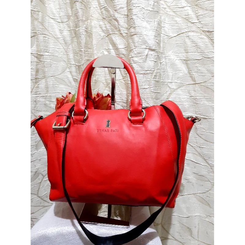 Preloved BRHAS PATI 2way bag - Red