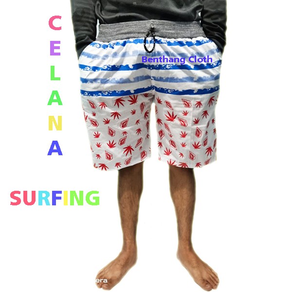 CELANA PRIA SURFING WHITE Best Seller Termurah