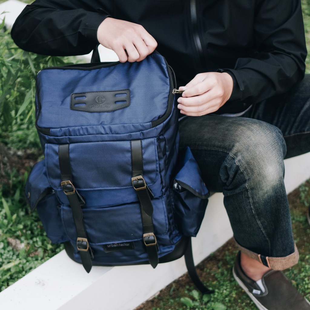 SAVAGE NAVY |Urban Factor x FORIND| Tas Ransel Punggung Ori Bag Pria Wanita Backpack Baru Gunung