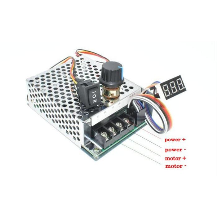 PWM Motor Speed Controller DC With Display Max 60A 12V 24V