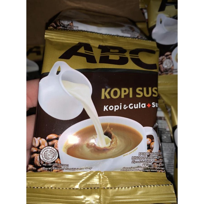 

Segera Miliki Kopi Abc Susu 31 Gram . Isi 10 Sachet. Exp Date Lama Limited