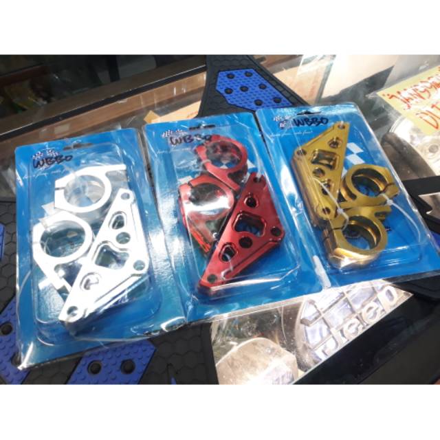KUPINGAN CNC ASLI AS 33 BORNFREE HONDA CB GL100 MEGAPRO GLPRO TIGER SHOCK NINJA VIXION SCORPIO