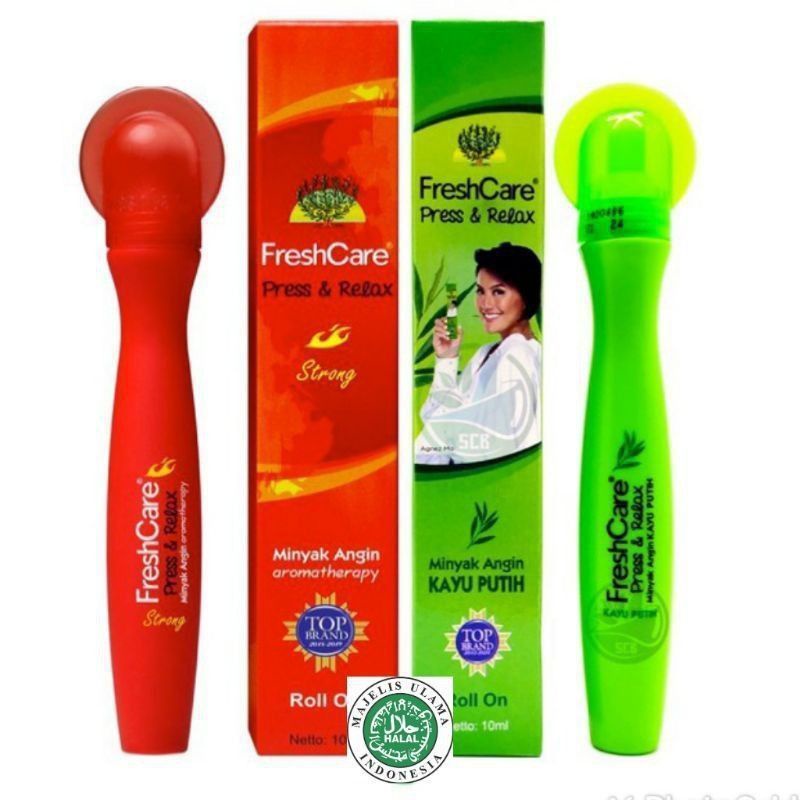 FreshCare Press and Relax / Alat Kerikan Minyak Angin FreshCare 10ml