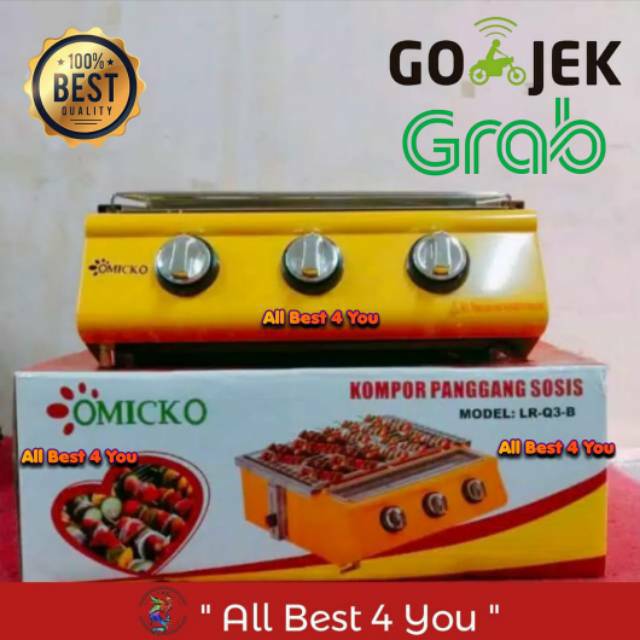 Omicko Kompor Panggang Sosis 3 Tungku