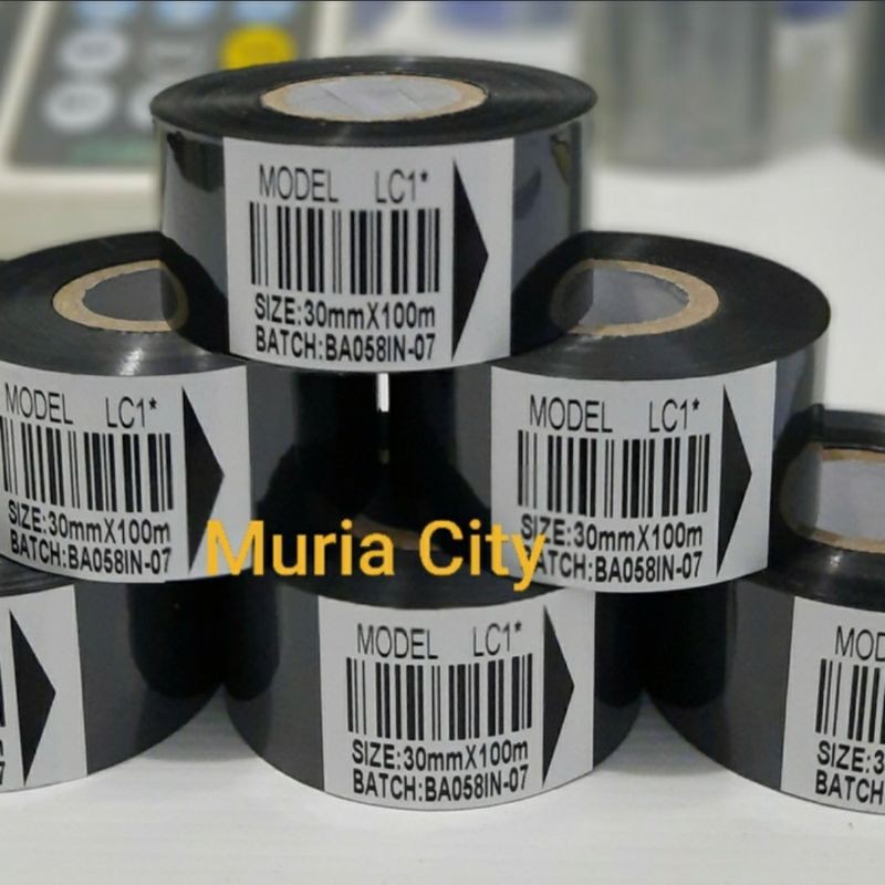 

Pita Hotfoil Stamping Foil Coding Ribbon 30mm x 100M 30 x 100 LC1